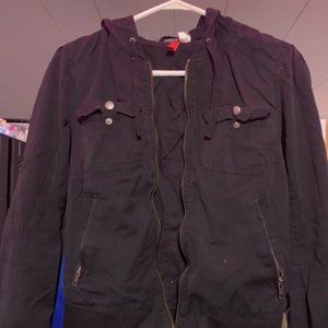 H&M black jacket.